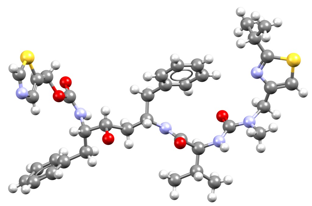 Crystal structure of Ritonavir.